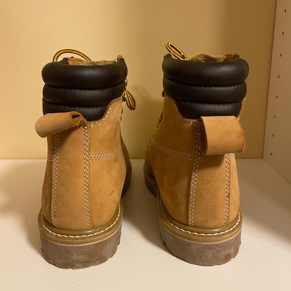 Skechers Tan Steel Toe Boots - Picture 3 of 16